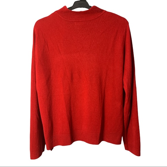 Laura Scott Red Long sleeves Sweater Size XL - Picture 4 of 12